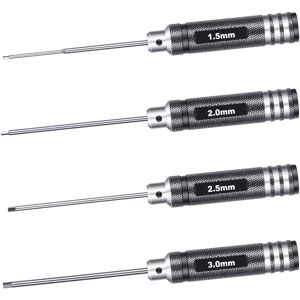 Neewer - Lightweight Hex Screwdriver Tool Kit, 4 Sizes (1.5-3.0mm), TiN Coating, Durable Neewer - Lightweight Hex Screwdriver Tool Kit, 4 Sizes (1.5-3.0mm), TiN Coating, Durable