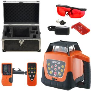 VEVOR - Laser Level, 1650ft, 360 Degree Self Leveling Red Cross Line Laser, 5 Rotation Speeds & 4 Scanning Angles Adjustment - Orange + Black VEVOR - Laser Level, 1650ft, 360 Degree Self Leveling Red Cross Line Laser, 5 Rotation Speeds & 4 Scanning Angles Adjustment - Orange + Black