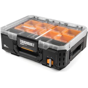 ToughBuilt - Heavy Duty Storage Organizer Portable Tool Box Case, StackTech - Black ToughBuilt - Heavy Duty Storage Organizer Portable Tool Box Case, StackTech - Black
