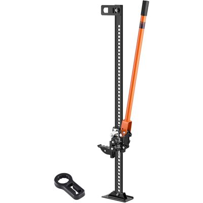VEVOR - Farm Jack, 48" Utility High Lift Farm Jack, 3.18 Ton (7,000 lbs) Capacity Ratcheting Off Road Utility Jacks - Black;Orange VEVOR - Farm Jack, 48" Utility High Lift Farm Jack, 3.18 Ton (7,000 lbs) Capacity Ratcheting Off Road Utility Jacks - Black;Orange