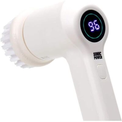 SonicPower - Electric Multi-Function Hand-Held Spin Scrubber with LED Display SonicPower - Electric Multi-Function Hand-Held Spin Scrubber with LED Display
