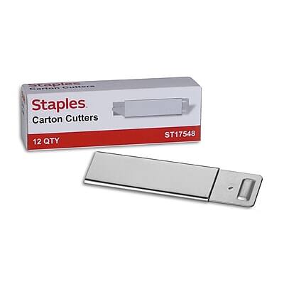 Staples - Box Cutters, 12/Pack - Gray Staples - Box Cutters, 12/Pack - Gray