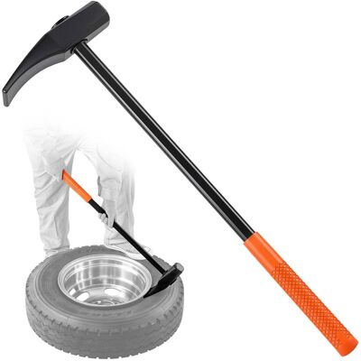 VEVOR - Tire Bead Breaker Wedge, 32" Handle, Duck-Billed Tire Hammer, Heavy Duty Bead Breaker Tool & Duckbill Iron - Black + Orange VEVOR - Tire Bead Breaker Wedge, 32" Handle, Duck-Billed Tire Hammer, Heavy Duty Bead Breaker Tool & Duckbill Iron - Black + Orange