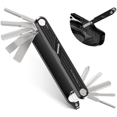 Neewer - 10-in-1 Foldable Screwdriver Set, for SmallRig/Camera Gear, UA048B - Black Neewer - 10-in-1 Foldable Screwdriver Set, for SmallRig/Camera Gear, UA048B - Black