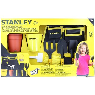 Red Tool Box - Stanley Jr. 12 Piece Garden Tool Set - Yellow Red Tool Box - Stanley Jr. 12 Piece Garden Tool Set - Yellow