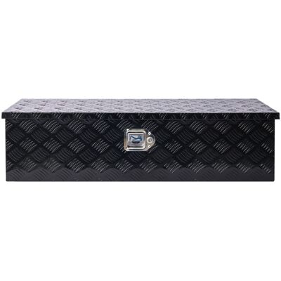Boyel Living - Black 39x13x10-Inch Aluminum Heavy-Duty Truck Bed Underbody Tool Box Boyel Living - Black 39x13x10-Inch Aluminum Heavy-Duty Truck Bed Underbody Tool Box