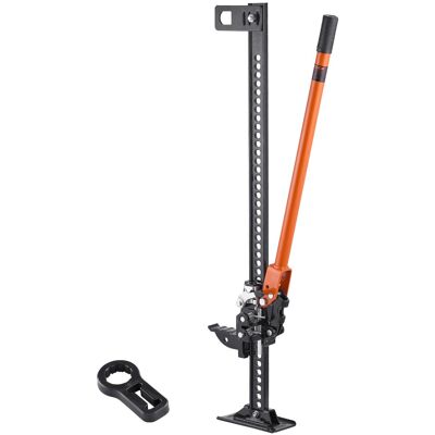 VEVOR - Farm Jack, 42" Utility High Lift Farm Jack, 3.18 Ton (7,000 lbs) Capacity Ratcheting Off Road Utility Jacks - Black;Orange VEVOR - Farm Jack, 42" Utility High Lift Farm Jack, 3.18 Ton (7,000 lbs) Capacity Ratcheting Off Road Utility Jacks - Black;Orange