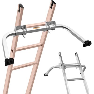 VEVOR - Ladder Stabilizer, Extension Ladder Standoff, Heavy Duty Wing Span/Wall Ladder Accessories for Roof Gutter - Matte Silver VEVOR - Ladder Stabilizer, Extension Ladder Standoff, Heavy Duty Wing Span/Wall Ladder Accessories for Roof Gutter - Matte Silver