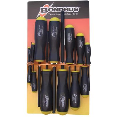 Bondhus - Set 13 Ball End Screwdrivers .050-3/8" - Black Bondhus - Set 13 Ball End Screwdrivers .050-3/8" - Black