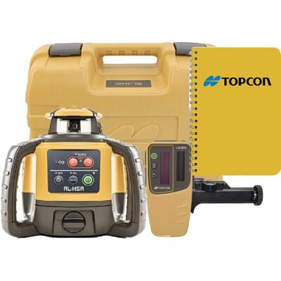 Topcon - RL-H5A Self-Leveling Construction Laser w/LS-80 Receiver - Yellow Topcon - RL-H5A Self-Leveling Construction Laser w/LS-80 Receiver - Yellow