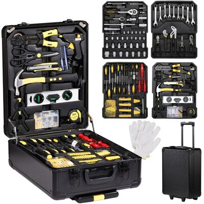 Winado - 799 Pieces Tool Set Mechanics Tool Kit with Trolley Case Box, Wrenches, Socket, Ratchet Handle, Magnetic Screwdrivers - Black Winado - 799 Pieces Tool Set Mechanics Tool Kit with Trolley Case Box, Wrenches, Socket, Ratchet Handle, Magnetic Screwdrivers - Black