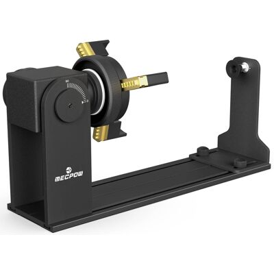 Mecpow - G5 Rotary Roller Module with Versatile Jaws, 90°Angle Adjustment, 360° Rotary Chunk Kit for Laser Engravers Mecpow - G5 Rotary Roller Module with Versatile Jaws, 90°Angle Adjustment, 360° Rotary Chunk Kit for Laser Engravers