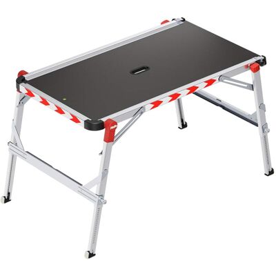 Hailo - Adjustable Aluminum Work Platform TP2 Plus for Ladders & Stairs, Foldable - Multicolor Hailo - Adjustable Aluminum Work Platform TP2 Plus for Ladders & Stairs, Foldable - Multicolor