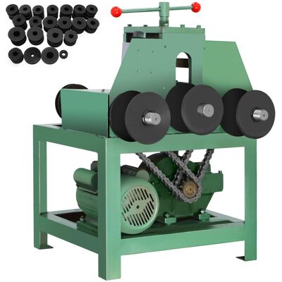 VEVOR - Electric Pipe Tube Bender, 1500W Electric Tube Roller Bender Tool, Multi-function Pipe Bender Machine with 9 Round - Green VEVOR - Electric Pipe Tube Bender, 1500W Electric Tube Roller Bender Tool, Multi-function Pipe Bender Machine with 9 Round - Green
