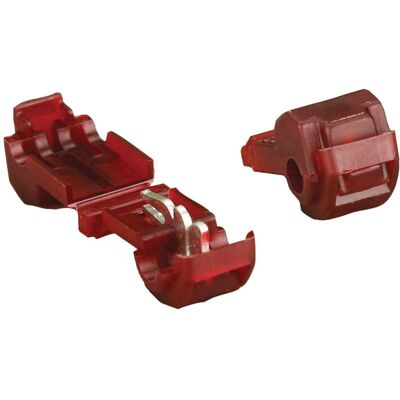 Install Bay - T-Taps 100 Count 22–18 Gauge - Red Install Bay - T-Taps 100 Count 22–18 Gauge - Red