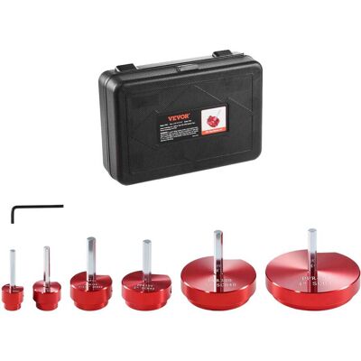 VEVOR - PVC Pipe Reamer Kit, Aluminum Alloy, PVC Pipe Fitting Reamer Plumbing Tools Kit, PVC Socket Saver for SCH 40 - Red VEVOR - PVC Pipe Reamer Kit, Aluminum Alloy, PVC Pipe Fitting Reamer Plumbing Tools Kit, PVC Socket Saver for SCH 40 - Red