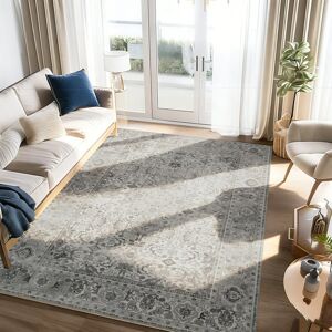 RYHNUYNE - 5x7 Area Rugs Living Room Rug Washable Vintage Boho Rug No Slip Stain Resistant Soft Carpet Indoor Floor Floral Carpets - Painting RYHNUYNE - 5x7 Area Rugs Living Room Rug Washable Vintage Boho Rug No Slip Stain Resistant Soft Carpet Indoor Floor Floral Carpets - Painting