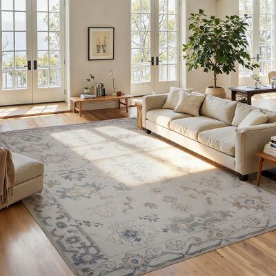 RYHNUYNE - 8x10 Area Rug, Washable Area Rug Non Slip Rugs for Living Room, Soft Easy Clean Carpet for Bedroom Dining Room Home - Gray RYHNUYNE - 8x10 Area Rug, Washable Area Rug Non Slip Rugs for Living Room, Soft Easy Clean Carpet for Bedroom Dining Room Home - Gray