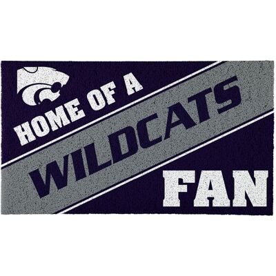Evergreen Enterprises - Kansas State Wildcats 16" x 28" Coir Logo Doormat - Multicolor Evergreen Enterprises - Kansas State Wildcats 16" x 28" Coir Logo Doormat - Multicolor