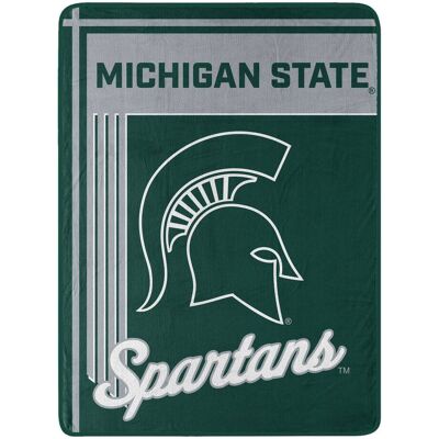 Sweet Home Collection - NCAA Michigan State Spartans 46" x 60" Raschel Throw Blanket - Green Sweet Home Collection - NCAA Michigan State Spartans 46" x 60" Raschel Throw Blanket - Green