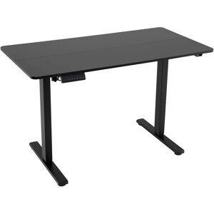 Costway - 48" x 24" Sit to Stand Desk with 3 Memory Settings & Anti-Collision Protection - Black Costway - 48" x 24" Sit to Stand Desk with 3 Memory Settings & Anti-Collision Protection - Black