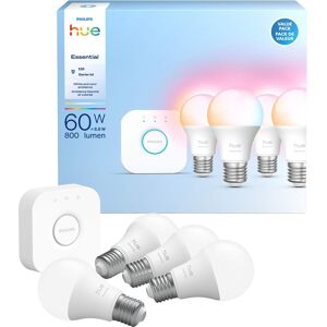 Philips - Hue Essential Starter Kit - White and Color Ambiance Philips - Hue Essential Starter Kit - White and Color Ambiance