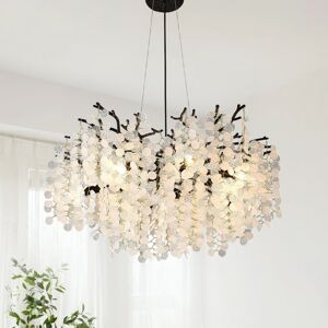 RYHNUYNE - 10-Light Black Chandelier Adjustable Dimmable Ceiling Light for Dining Room Foyer Kitchen Island Farmhouse Modern Decor RYHNUYNE - 10-Light Black Chandelier Adjustable Dimmable Ceiling Light for Dining Room Foyer Kitchen Island Farmhouse Modern Decor