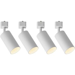 Dazzed Corner - 4 Pack H Type LED Track Light Heads, GU10 Base Adapter Ceiling Spot Light Fixture - White Dazzed Corner - 4 Pack H Type LED Track Light Heads, GU10 Base Adapter Ceiling Spot Light Fixture - White