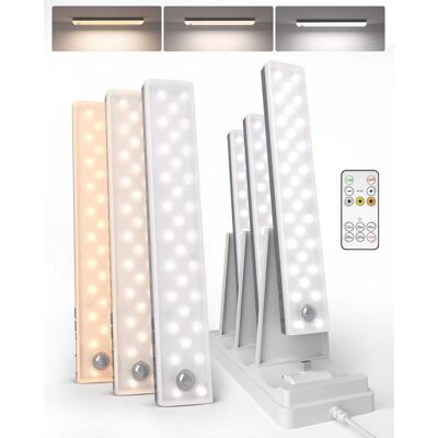 EZVALO - 9.38 in. Wireless USB Charging Integrated LED Linkable Under Cabinet Light Smart Recessed Lighting-6 Pack - White EZVALO - 9.38 in. Wireless USB Charging Integrated LED Linkable Under Cabinet Light Smart Recessed Lighting-6 Pack - White