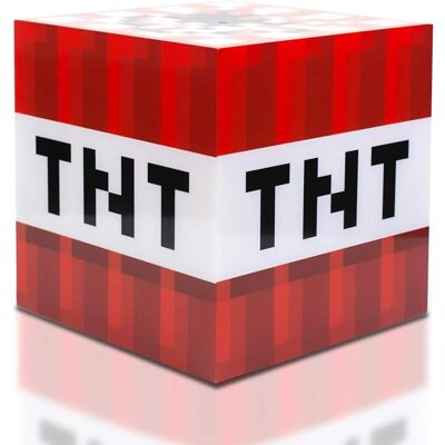 Ukonic - Minecraft TNT Block 6 Inch USB LED Cool Night Light Cube Toy for Kids & Gamers - Red Ukonic - Minecraft TNT Block 6 Inch USB LED Cool Night Light Cube Toy for Kids & Gamers - Red