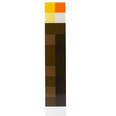 Ukonic - Minecraft Brownstone Torch 11.5-Inch LED Mood Light - Brown Ukonic - Minecraft Brownstone Torch 11.5-Inch LED Mood Light - Brown