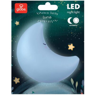 Globe Electric - Automatic Plug-in Moon LED Night Light Globe Electric - Automatic Plug-in Moon LED Night Light