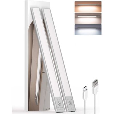 EZVALO - 14.74 in. Wireless USB Charging Integrated LED Linkable Under Cabinet Light Smart Recessed Lighting-2 Pack - White EZVALO - 14.74 in. Wireless USB Charging Integrated LED Linkable Under Cabinet Light Smart Recessed Lighting-2 Pack - White