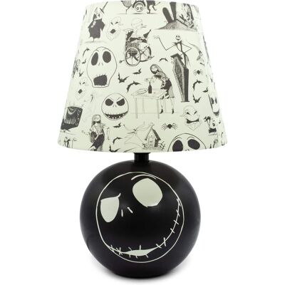 Disney - The Nightmare Before Christmas Jack Skellington Table Lamp 14 Inches - Black Disney - The Nightmare Before Christmas Jack Skellington Table Lamp 14 Inches - Black