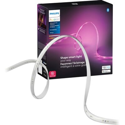 Philips - Hue Solo Lightstrip 5m (16ft) - White and Color Ambiance Philips - Hue Solo Lightstrip 5m (16ft) - White and Color Ambiance