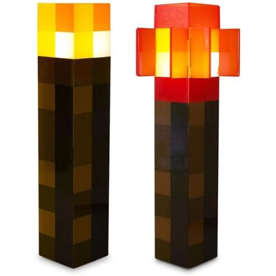 Ukonic - Minecraft 2-Piece Nightlight Bundle Torch and Redstone Torch - Brown Ukonic - Minecraft 2-Piece Nightlight Bundle Torch and Redstone Torch - Brown