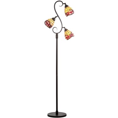 Jonathan Y - Walker Tiffany-Style 70.5" Multi-Light LED Floor Lamp - Bronze Jonathan Y - Walker Tiffany-Style 70.5" Multi-Light LED Floor Lamp - Bronze