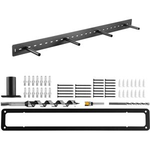 VEVOR - Floating Shelf Bracket 1 Pack, 230 lbs/104 kg Weight Capacity,46x6.2x3 inch / 1168.4x157.4x76.2 mm,Hidden Shelf Brackets - Black VEVOR - Floating Shelf Bracket 1 Pack, 230 lbs/104 kg Weight Capacity,46x6.2x3 inch / 1168.4x157.4x76.2 mm,Hidden Shelf Brackets - Black