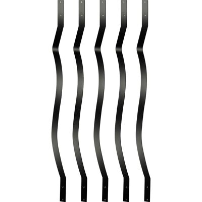 VEVOR - Deck Balusters, 61 Pack Metal Deck Spindles, 29.5"x1" Staircase Baluster with Screws, Aluminum Alloy Deck Railing - Black VEVOR - Deck Balusters, 61 Pack Metal Deck Spindles, 29.5"x1" Staircase Baluster with Screws, Aluminum Alloy Deck Railing - Black