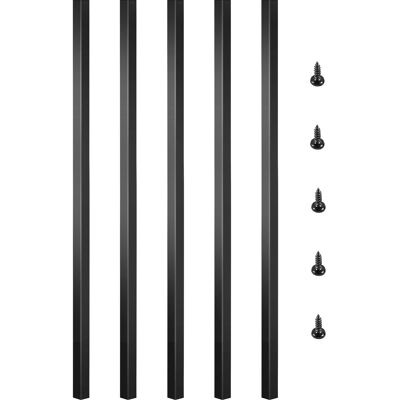 VEVOR - Deck Balusters, 101 Pack Metal Deck Spindles, 32"x0.8" Staircase Baluster with Screws, Aluminum Alloy Deck Railing - Black VEVOR - Deck Balusters, 101 Pack Metal Deck Spindles, 32"x0.8" Staircase Baluster with Screws, Aluminum Alloy Deck Railing - Black