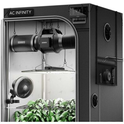 AC Infinity - AI Grow Tent System 3x3, Integrated Controls with Dynamic AI, 3-Plant Kit AC Infinity - AI Grow Tent System 3x3, Integrated Controls with Dynamic AI, 3-Plant Kit