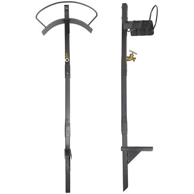 Yard Butler - Free-Standing Hose Hanger with Spigot - Hose Stand, Rust-Resistant, Anti-Kink Design IHCF-3KDS Yard Butler - Free-Standing Hose Hanger with Spigot - Hose Stand, Rust-Resistant, Anti-Kink Design IHCF-3KDS