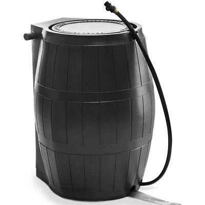 FCMP Outdoor - RC4000-BLK 50-Gallon BPA Free Home Rain Water Catcher Barrel - Black FCMP Outdoor - RC4000-BLK 50-Gallon BPA Free Home Rain Water Catcher Barrel - Black