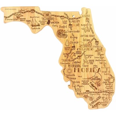Totally Bamboo - Destination Florida Cutting Board, 13-1/2" x 12-1/4" Totally Bamboo - Destination Florida Cutting Board, 13-1/2" x 12-1/4"