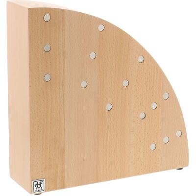 ZWILLING - Italian Round Magnetic Knife Block - Natural Beechwood ZWILLING - Italian Round Magnetic Knife Block - Natural Beechwood