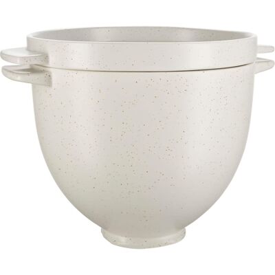 KitchenAid - Bread Bowl with Baking Lid - Grey Speckled KitchenAid - Bread Bowl with Baking Lid - Grey Speckled