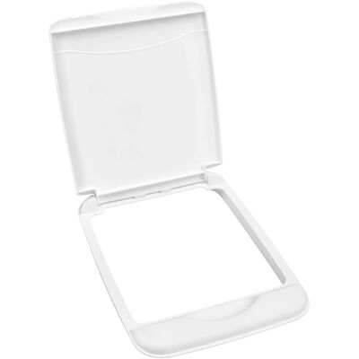 Rev-A-Shelf - 35 qt. Trash Can Replacement Lid, (Lid Only), RV-35-LID-1 - White Rev-A-Shelf - 35 qt. Trash Can Replacement Lid, (Lid Only), RV-35-LID-1 - White