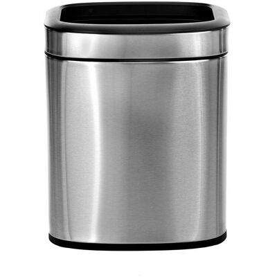 Alpine Industries - 2.6 Gallon Kitchen Indoor Trash Can - Stainless Steel Alpine Industries - 2.6 Gallon Kitchen Indoor Trash Can - Stainless Steel