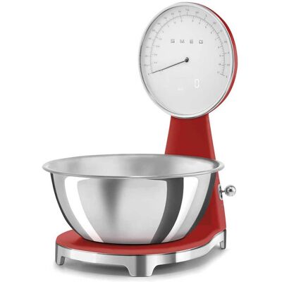 Smeg - 50's Classic Kitchen Scale - Red Smeg - 50's Classic Kitchen Scale - Red