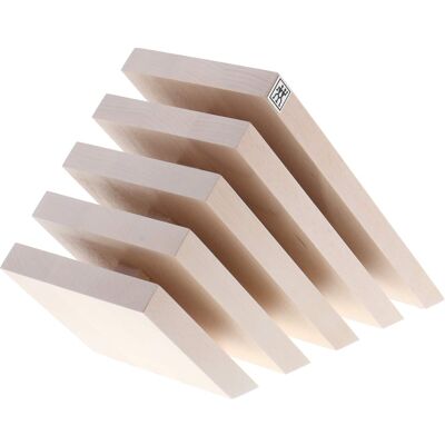ZWILLING - Italian Slanted Magnetic Knife Block - -Colored Beechwood - White ZWILLING - Italian Slanted Magnetic Knife Block - -Colored Beechwood - White